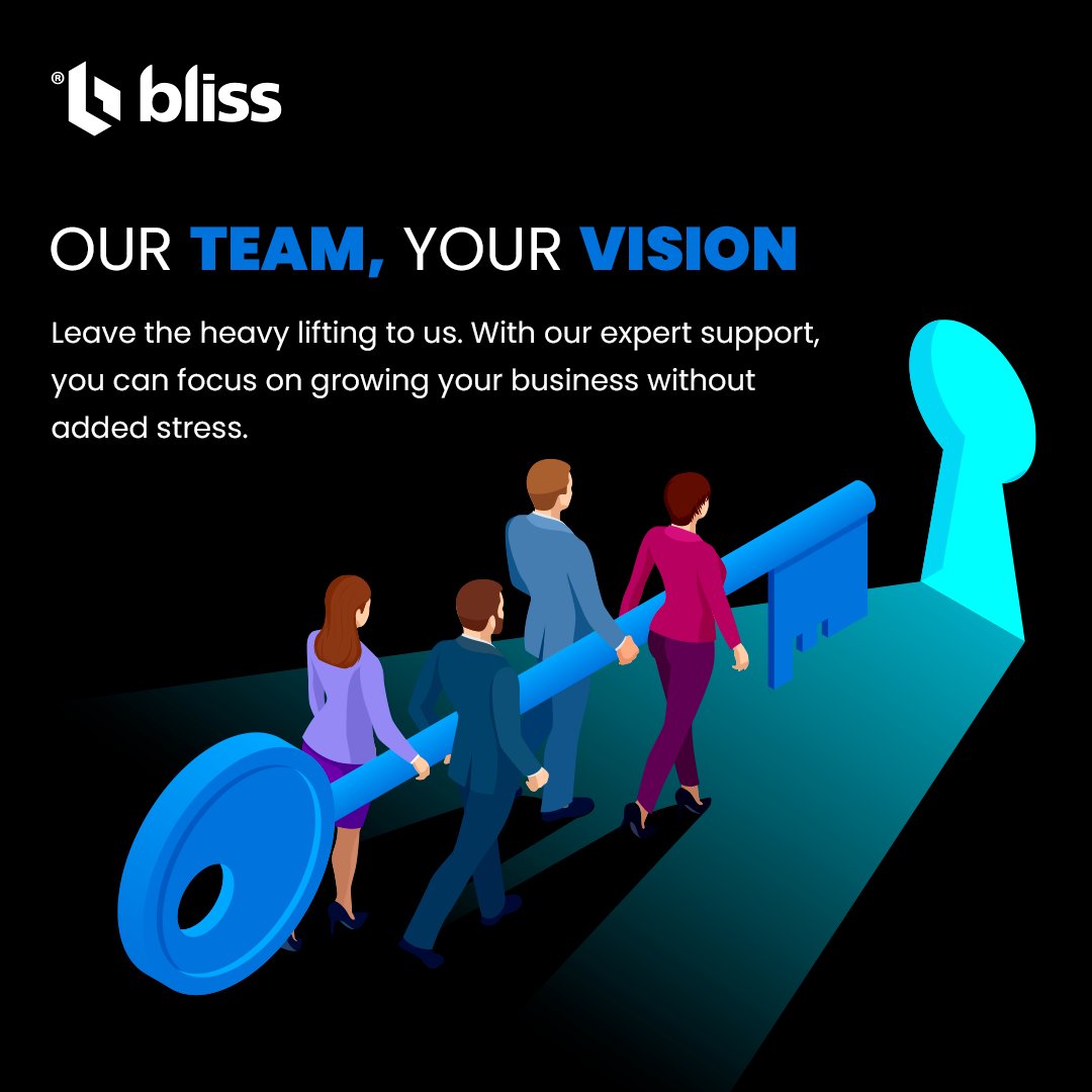 blisswebsolutio's tweet image. Your business deserves a team that supports your goals. Let us take care of the workload, so you can focus on growth and client success. 

Start today—DM us!

#VisionSupport #BusinessFocus #EffortlessPartnership #ClientFirst #clientsatisfaction