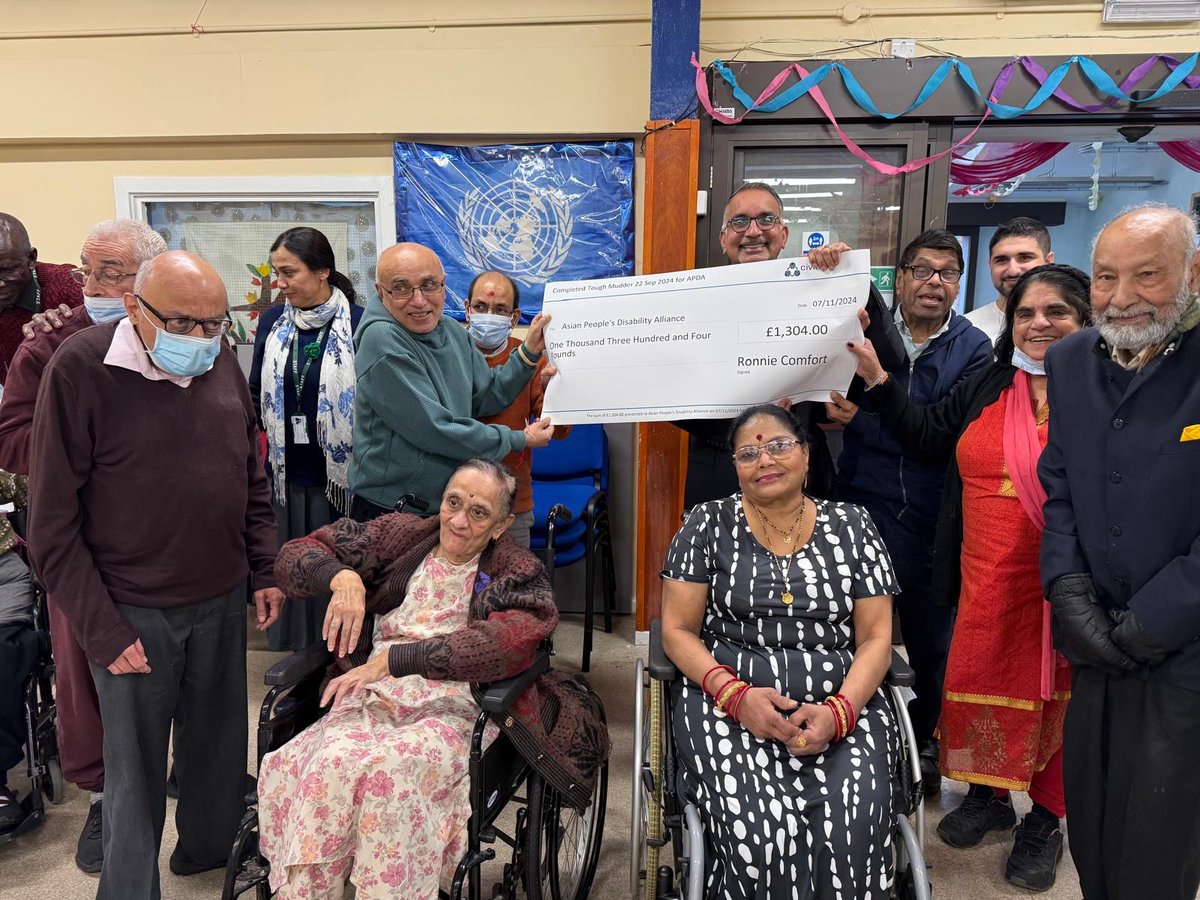 CVSBrent's tweet image. 👏 Huge congratulations to Ronnie Comfort, Interim CEO of #CVSBrent! 👏

Ronnie raised over £1,300 for the Asian People's Disability Alliance (#APDA) by taking on the #ToughMudder challenge! Your dedication and effort are truly inspiring! 💪🎉

#Fundraising #Inspiration