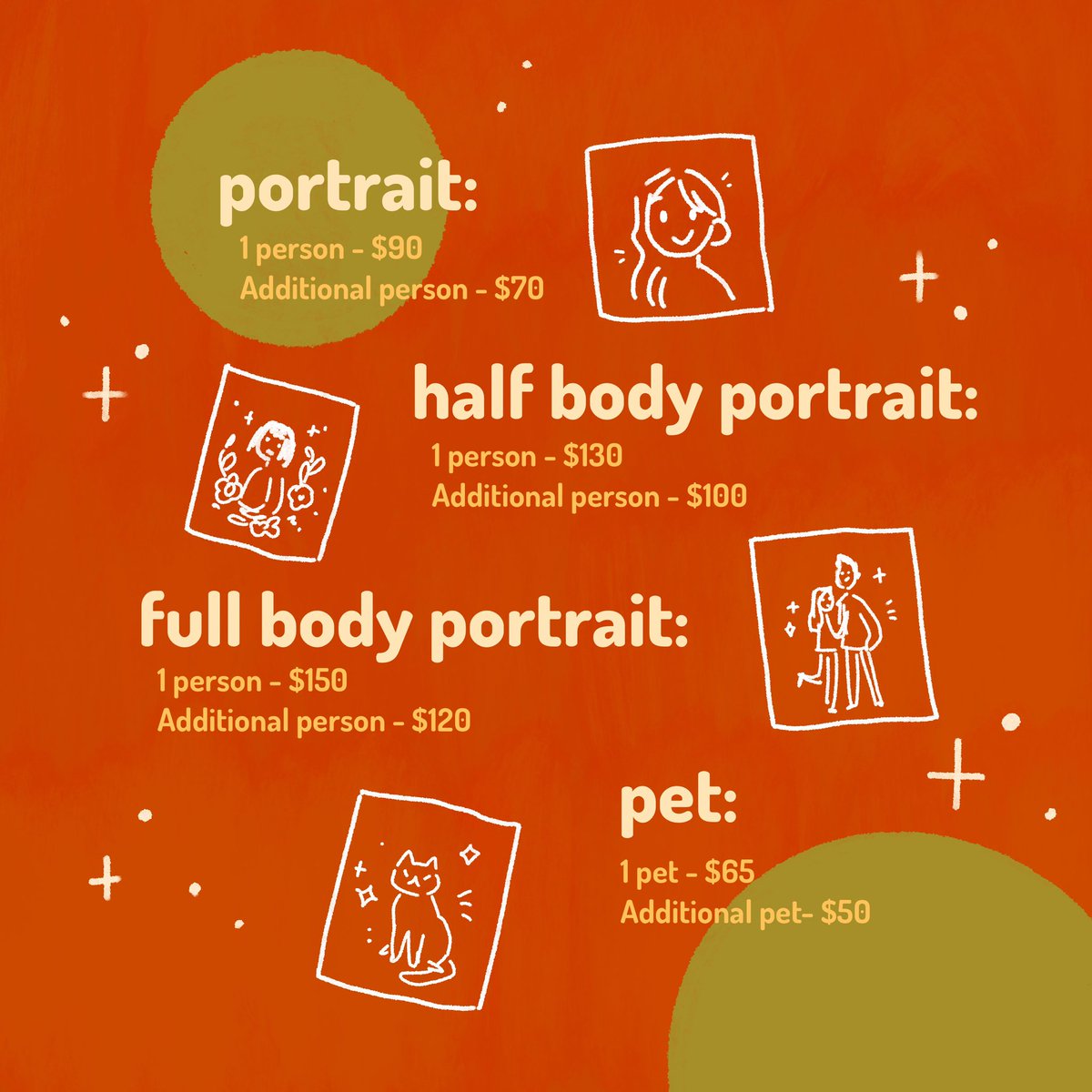 Hey you guys!! If you are looking for a gift for the upcoming Christmas, I have a few slots opened for portraits! Friends, family, pets, anything you want, just lemme know what you have in mind! 🎄✨