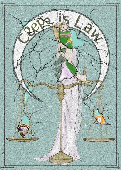 fairmints's tweet image. A rare @kappepe card has appeared 😱

DISCOVERPEPE is a superb card inspired by the 2017 CODEISLAW card (Oasis Mining collection), and forgotten in the artist computer. Now mintable on #Bitcoin.

It will probably not last long 👀