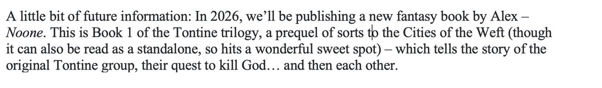 One of the most exciting paragraphs we've ever written in a letter... #Mordew

(Hold tight! More details to come!)  

(Also: Oh yes. Get ready.)