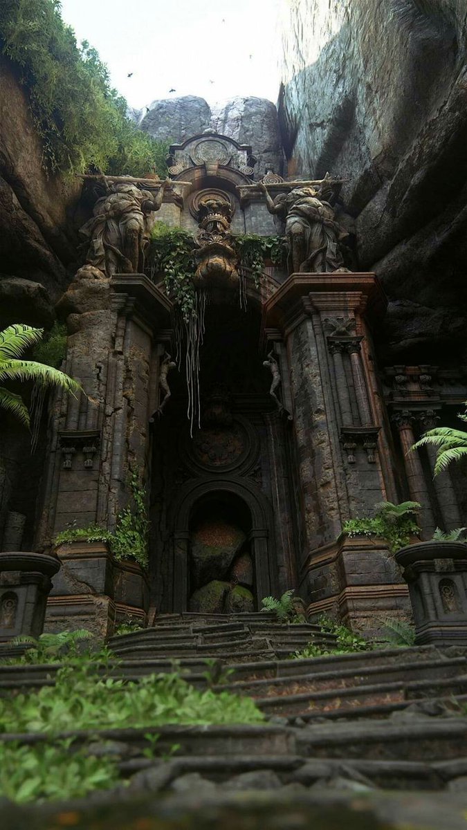 Untamedpath's tweet photo. "Gateway to the Unknown: Where History Meets Mystery. #NaturePathway #Wildlife055 #AncientRuins #HiddenTemples #ExploreThePast" https://t.co/Qx1tMcJYBF