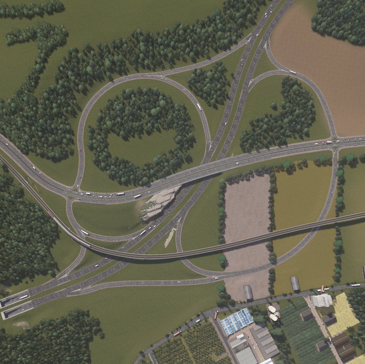 I present to you KIDNEY INTERSECTION #CITIESSKYLINES