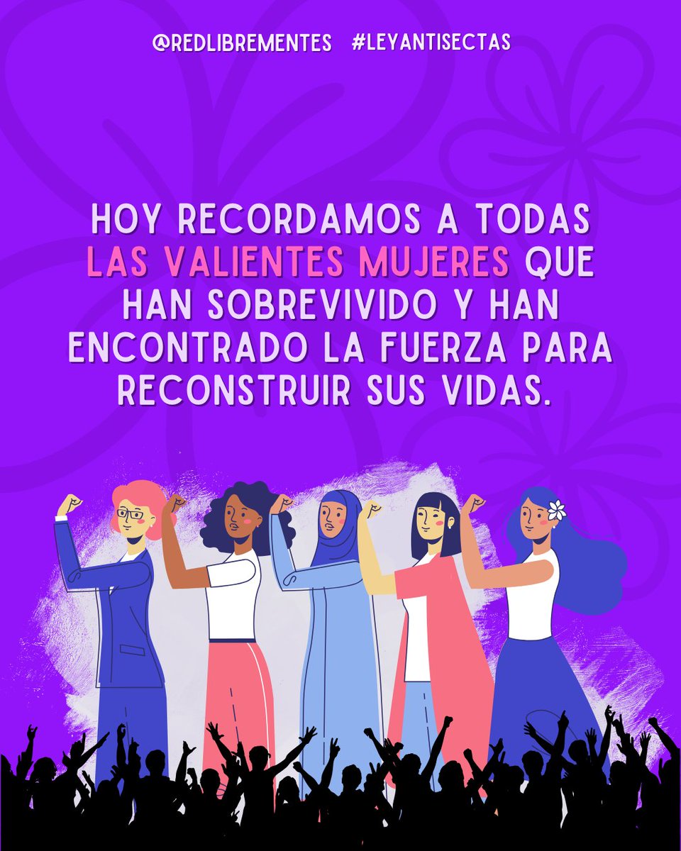 Hoy, en el Día Internacional para la Eliminación de la Violencia contra la Mujer, alzamos la voz para intentar poner fin al cruel accionar de organizaciones coercitivas que destruyen vidas y familias. 

Es hora de decir NO MÁS violencia! y luchar por las víctimas de estas