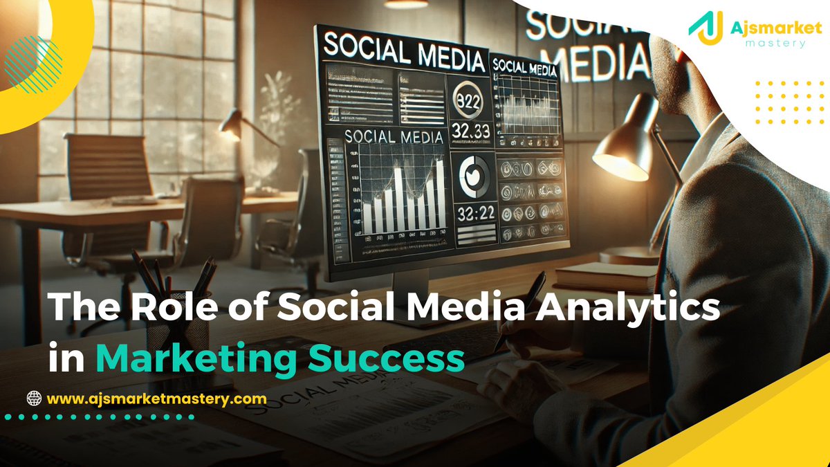 ajsmktmastery's tweet photo. The Role of Social Media Analytics in Marketing Success

#DigitalMarketing #SocialMediaTools #SocialMediaAnalytics #AnalyticsTips #ContentMarketing #ROI #MarketingStrategy #DataInsights #MarketingTrends #AjsMarketMastery https://t.co/LYgA9owfrO