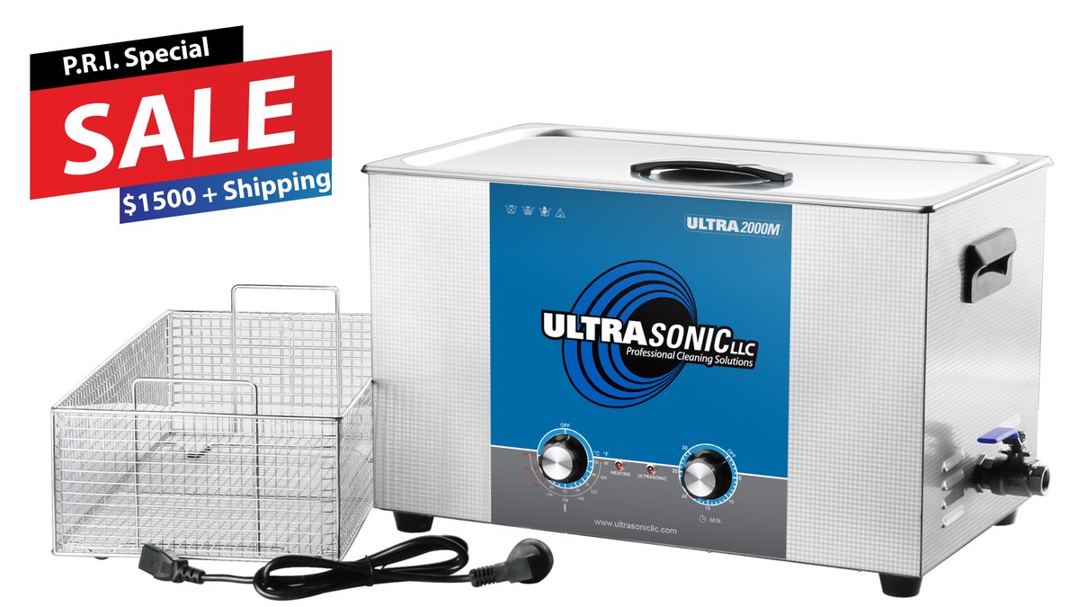 UltraSonicllc's tweet photo. One of our most power and popular tabletop units the Ultra 2000 Manual is now available at a special discounted price of $1500 + shipping to your location. This purchase comes everything you need to get started and 1 Gallon of Ultra 2 Detergent included!

https://t.co/aSAkFtdX8i https://t.co/y9peiBA3AJ