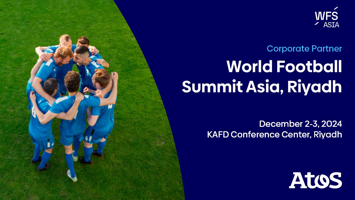 fdoreau's tweet photo. ⚽ As a trusted information technology partner of the UEFA National Team Football, Atos is driving digital transformation in European football. At @WFSummit Asia, Riyadh, we'll show how we are shaping the future of football.
 
👉 https://t.co/oKaUZBI0gU
👉 https://t.co/145XNKTl9K https://t.co/KrdqpqNHOF