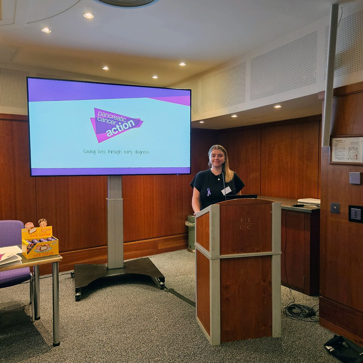 OfficialPCA's tweet photo. 💜Pancreatic Cancer Action at the Scottish Cancer Conference 2024 💜

At Pancreatic Cancer Action, we believe empowering pharmacists can save lives by improving access to earlier diagnosis for everyone.

1/5 https://t.co/wKUrbmXlxw