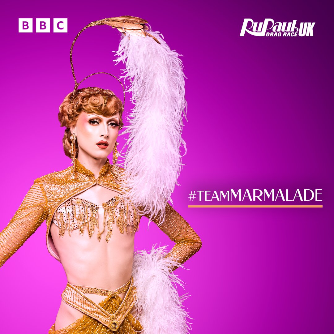 Watch <a href="/thatsMarmalade/">Marmalade</a> fight for the crown on the finale of #DragRaceUK this Thursday, 8PM on #iPlayer 👑  

Support Marmalade on socials with #TeamMarmalade 🍯