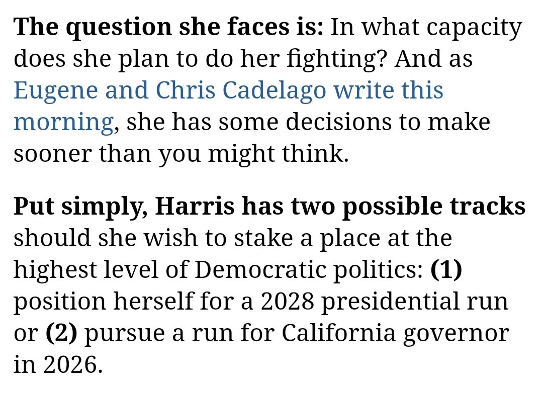 Godt å se at visepresident <a href="/KamalaHarris/">Kamala Harris</a> vurderer å følge i Richard Nixons fotspor: Stille som guvernørkandidat i hjemstaten California to år etter et sviende nederlag i presidentvalget 😅