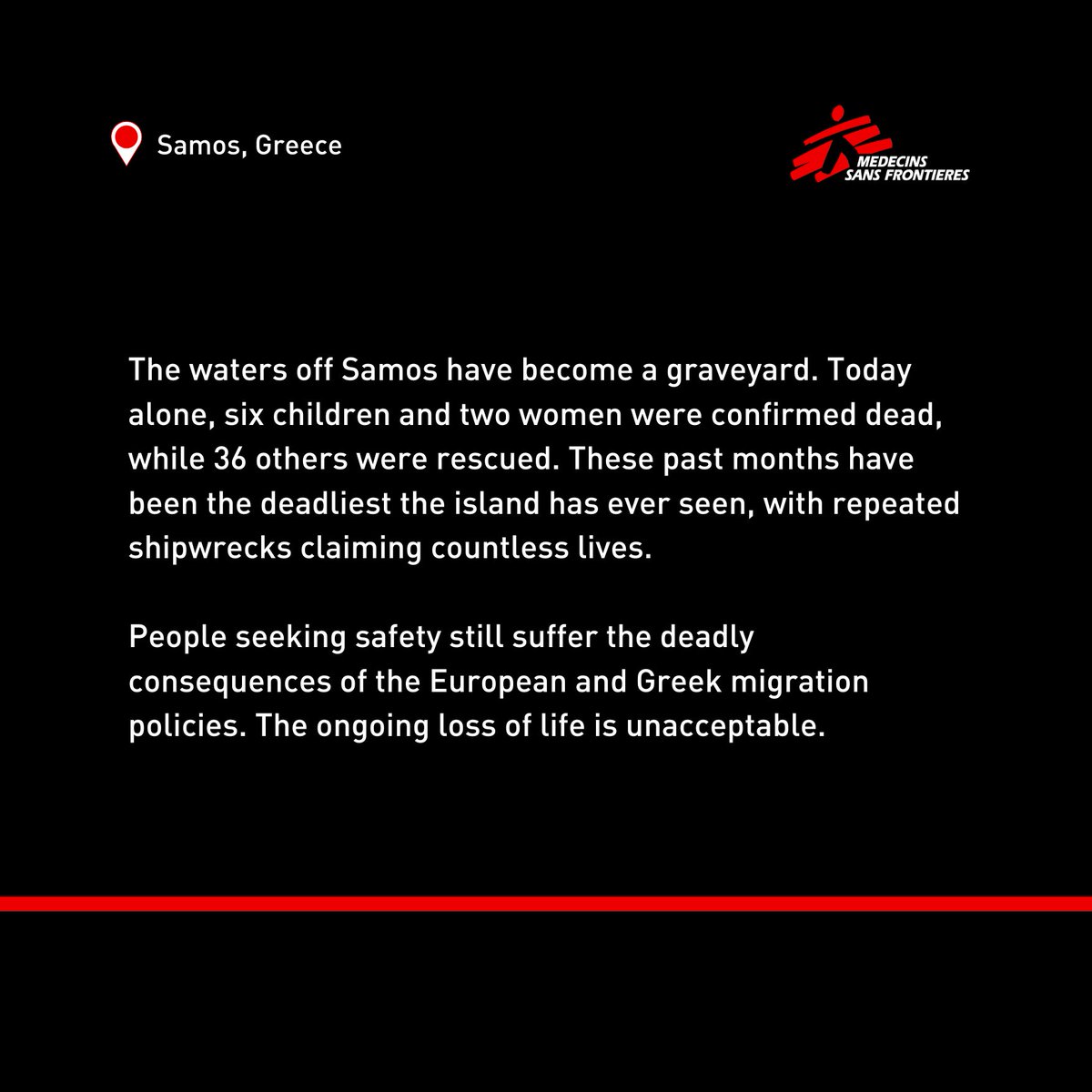 Another tragic shipwreck in the Mediterranean Sea ⬇️