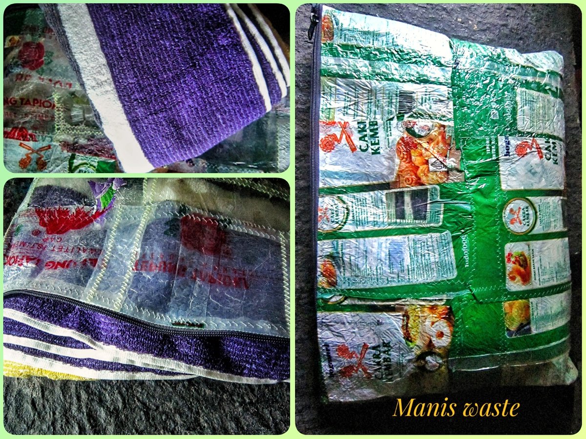 maniswaste's tweet photo. Recycle plastic towel cover.Very funny to see the towel cover with a cake picture😅.Material from recycle plastic of flour packaging.Happy sustainable.Enjoy your day.
#recycleplastic #towelcover #flourpackag #maniswaste #plasticwaste #pouchplastic #upcycleplastic #recycle #cover https://t.co/XXZ47jDzpD