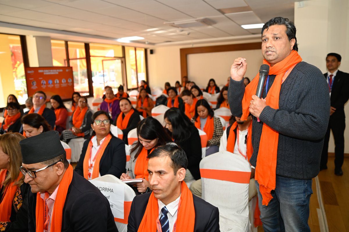 GoN reps, humanitarian clusters, dev partners &amp; women-led orgs discussed the disproportionate impacts of disasters on women/girls &amp; highlighted the crucial role of women-led orgs to overcome these challenges for inclusive community-centered solutions.
#16Days #NoExcuse #EndGBV