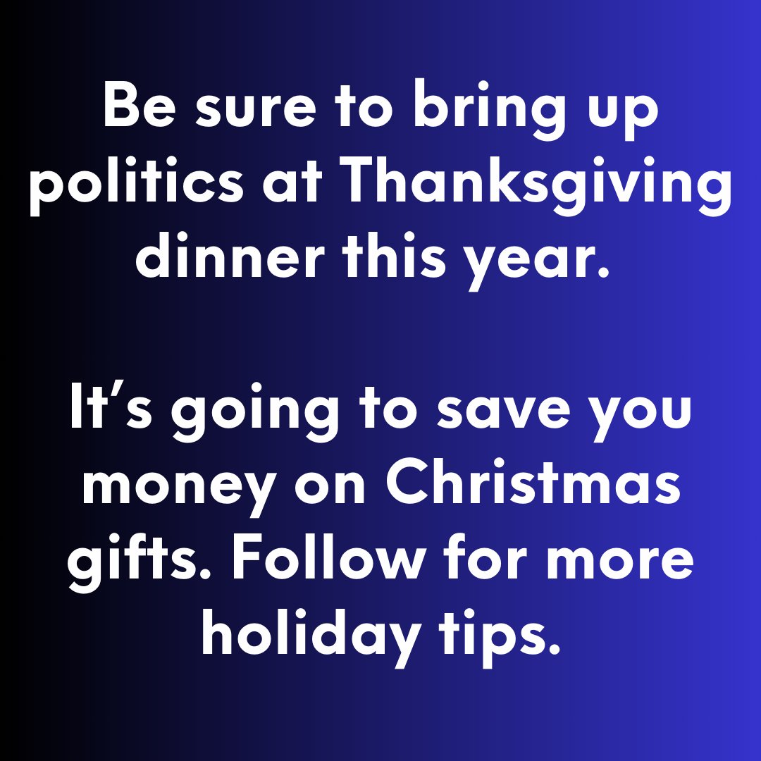 Follow for more holiday tips 😂