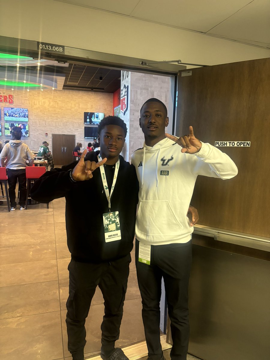 Amir Reese (@amirreese7) on Twitter photo #AGTG after an Amazing conversation with <a href="/Coach_DVD/">DeMarcus Van Dyke</a> and <a href="/Lashon_24/">Lashon Echols</a> <a href="/CoachWill850/">Coach Will</a> !I am blessed to receive an offer from <a href="/USFFootball/">USF Football</a> #HornsUp #ComeToTheBay <a href="/Andy_Villamarzo/">Andy Villamarzo</a> <a href="/_Showtime29/">Terrence Brooks</a> <a href="/BigGreenIndian/">Choctaw Football</a> <a href="/SunilSportsNews/">Sports News By Sunil Sunder Raj</a> <a href="/dowork_sports/">DoWork_Sports LLC</a> #AGTG after an Amazing conversation with <a href="/Coach_DVD/">DeMarcus Van Dyke</a> and <a href="/Lashon_24/">Lashon Echols</a> <a href="/CoachWill850/">Coach Will</a> !I am blessed to receive an offer from <a href="/USFFootball/">USF Football</a> #HornsUp #ComeToTheBay <a href="/Andy_Villamarzo/">Andy Villamarzo</a> <a href="/_Showtime29/">Terrence Brooks</a> <a href="/BigGreenIndian/">Choctaw Football</a> <a href="/SunilSportsNews/">Sports News By Sunil Sunder Raj</a> <a href="/dowork_sports/">DoWork_Sports LLC</a>