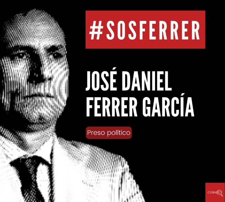 Libertad12021's tweet photo. @DiazCanelB Fe de vida de José Daniel Ferrer. #SOSFerrer 
#LibertadParaLosPresosPolitico https://t.co/XZHZ1C3NoN
