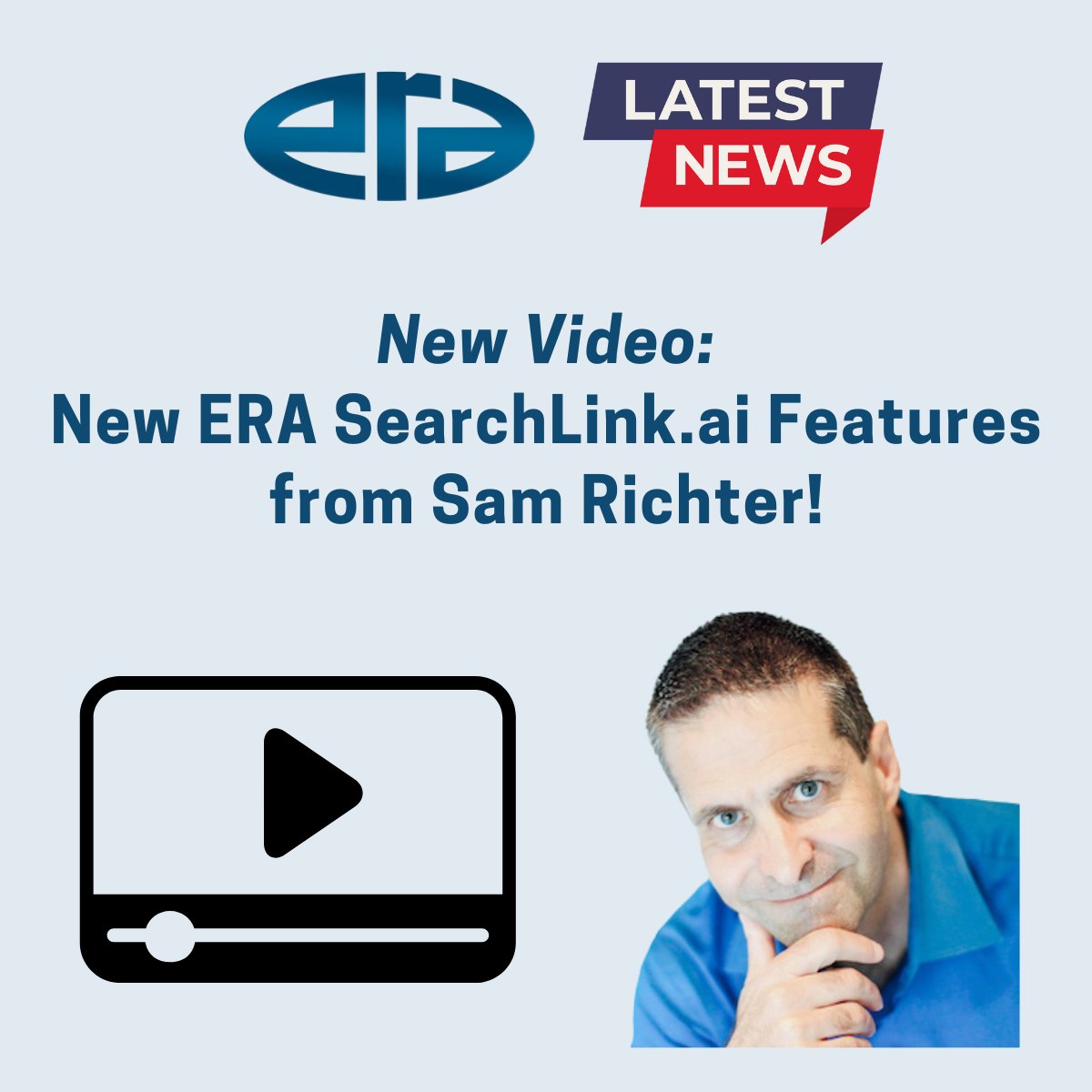 Exciting news for ERA SearchLink.ai users — there are incredible new SearchLink.ai features! In this new video, Sam Richter CSP, CPAE walks us through these new updates.

-WATCH: [lnkd.in/eFyeziYS]
-SIGN UP FOR SEARCHLINK: [lnkd.in/gNwh7n2z]