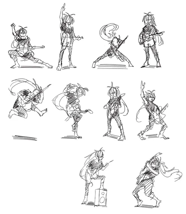 唐突な発熱で暇だった時に描いたやつ 