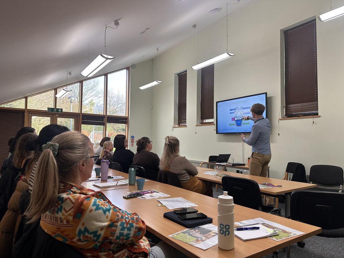 Today we welcomed 15 health &amp; social care professionals from across the North West to <a href="/DerianHouse/">Derian House Children's Hospice</a> for our professionals day.

Thank you to our amazing colleagues from the Family Support team, Wellbeing &amp; Play team and our Counsellor John for teaching and speaking today.