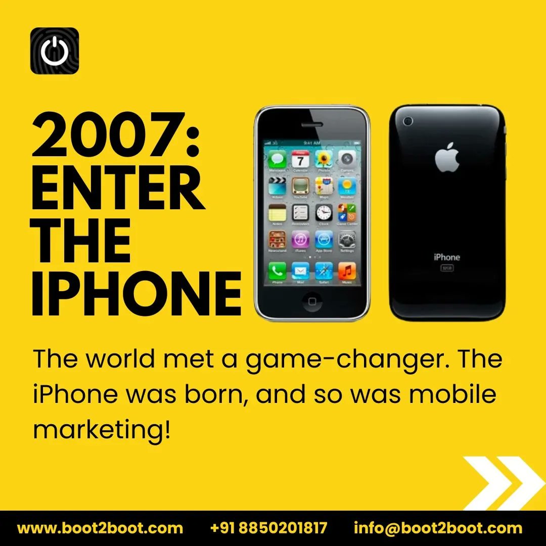 boot2boot2022's tweet photo. From flip phones to smartphones,Let's take a nostalgic trip down memory lane.π±
.
.
Let's Connect to discuss!
.
+91 8850201817
.
https://t.co/h1WOpNPqdi
.
info@boot2boot.com
.
https://t.co/wCQRoq8WFB
.
#Boot2Boot #DigitalMarketing #mobilemarketing #digitalmarketing #techhistory https://t.co/yMvTqsaKa7