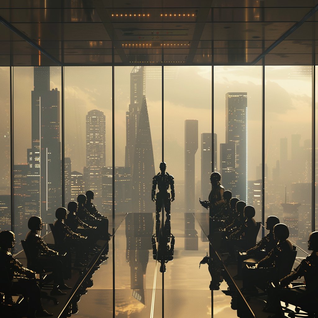 cross4culture's tweet photo. Monday's. @BADAZZ_ART
#Mondays #CorporateLife #OfficeHumor #RobotTakeover #FutureOfWork #SciFiArt #WorkHardPlayHard #ArtificialIntelligence #BoardroomDrama #MondayMood #CorporateStruggles #OfficeCulture #DigitalArt #ModernWorkplace #AIWorld #SkyscraperViews #WorkWeek https://t.co/n8vcuQnUkQ
