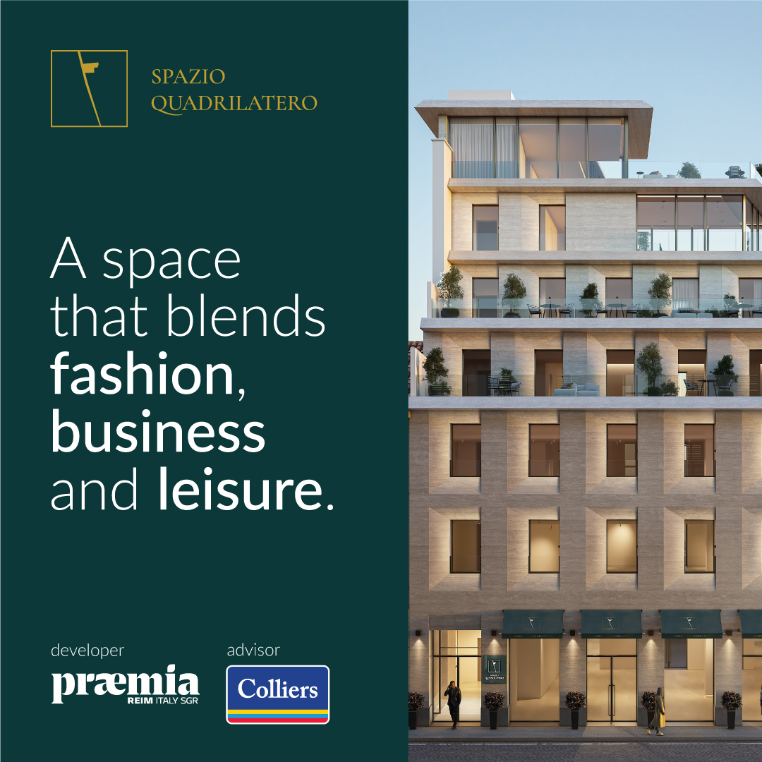 #SpazioQuadrilatero is an exclusive destination in #Milan, where contemporary design meets historic elegance. A unique space for brands to stand out with innovation and prestige. Discover it at #Mapic, with global sponsors PraemiaREIM &amp; Colliers.