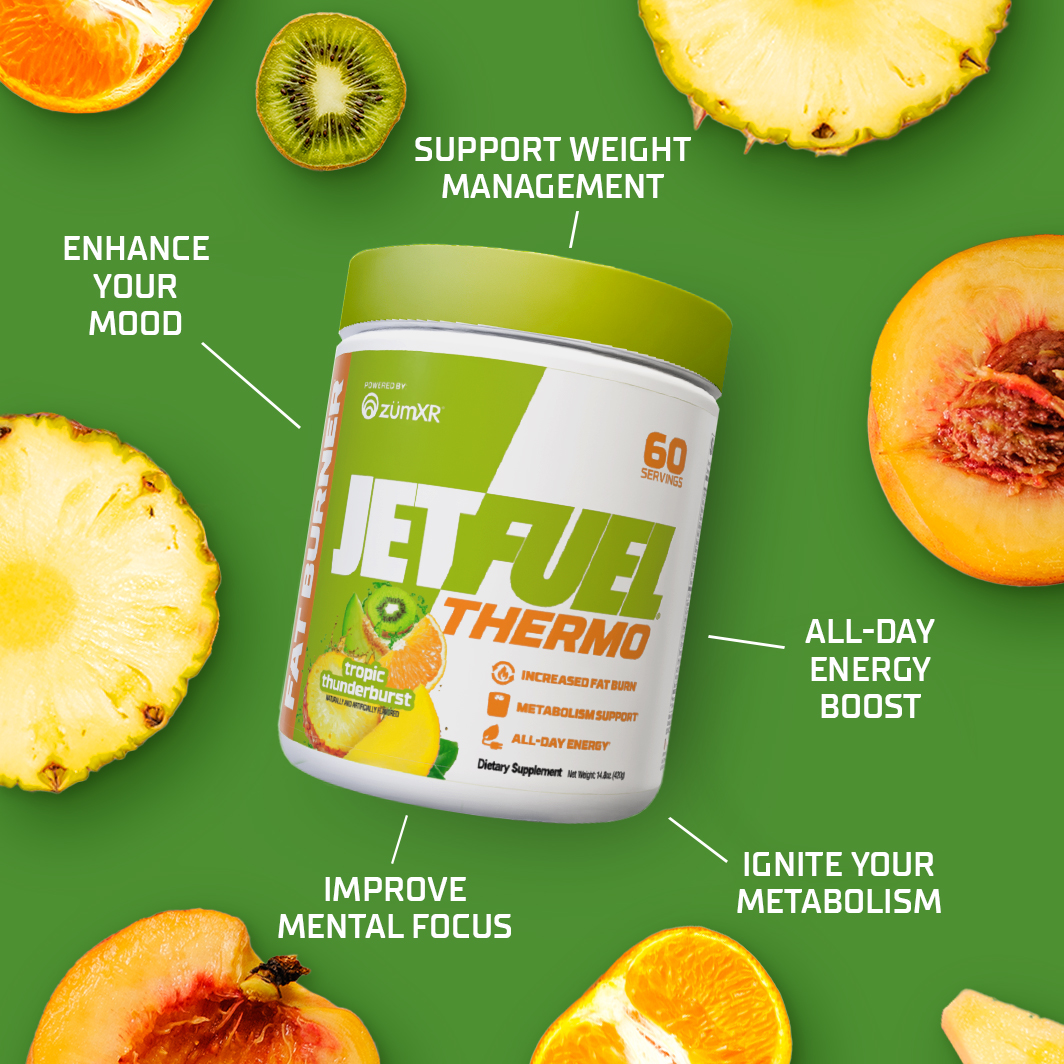 jetfuelenergy's tweet photo. 🌴🔥 JetFuel Thermo Tropical Thunderburst packs a punch of vibrant flavor and performance power. With sustained energy, metabolic support, and intense focus, the ultimate boost to fuel every goal. 💪
🛒Shop JetFuel Thermo here: https://t.co/TeEM8OsN1C
#JetFuelThermo #thermogenic https://t.co/LzVQKV33IY