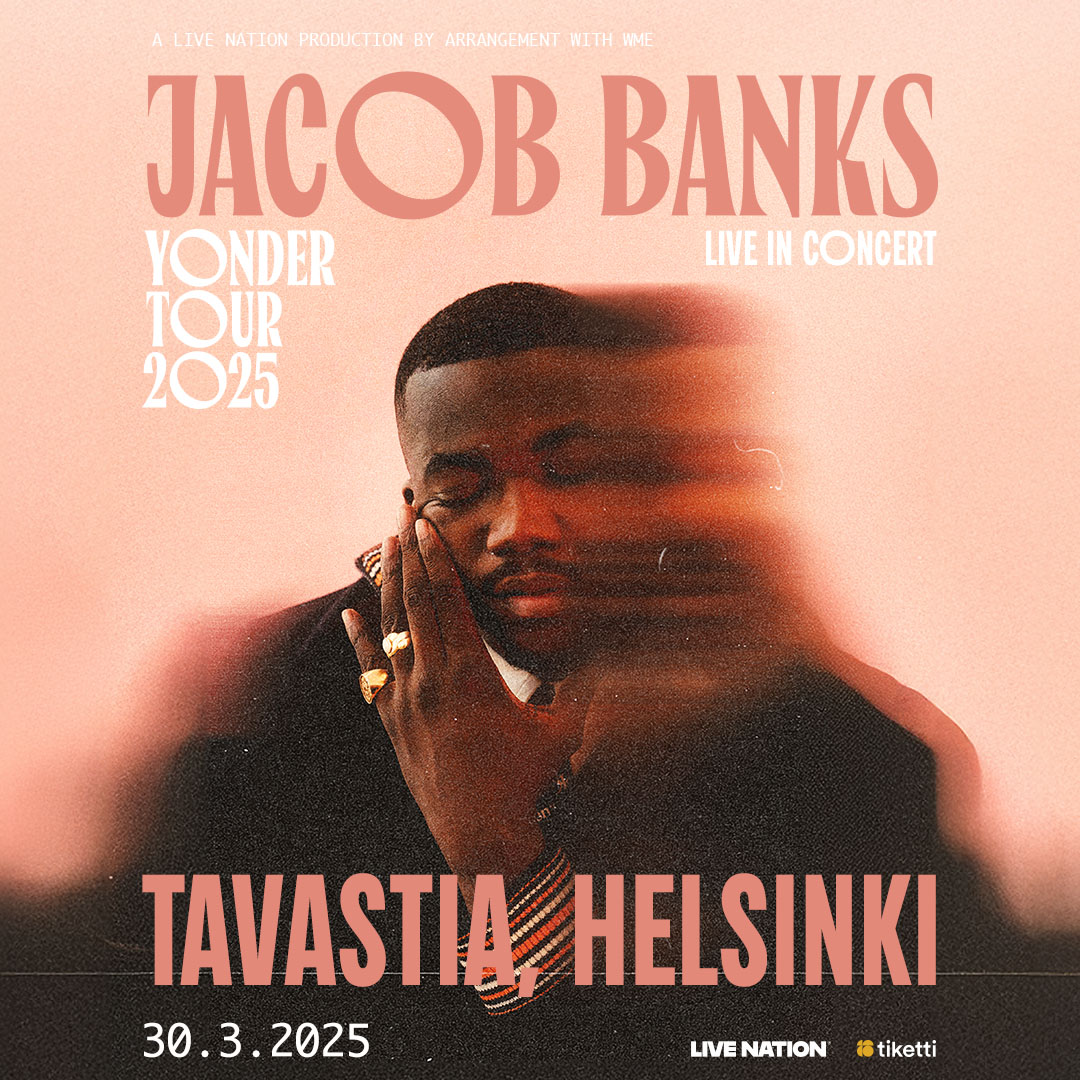 Live Nation Finland (@livenationfi) on Twitter photo JUURI JULKAISTU: <a href="/MrJacobBanks/">Jacob Banks</a> palaa Suomeen! Nigerialaissyntyinen brittilaulaja, lauluntekijä ja tuottaja esiintyy Helsingin Tavastia-klubilla 30.3.2025 osana uutta Yonder: Book I -albumia juhlistavaa kiertuetta.
🎫 Liput myyntiin to 28.11. klo 10: bit.ly/4hXik9n JUURI JULKAISTU: <a href="/MrJacobBanks/">Jacob Banks</a> palaa Suomeen! Nigerialaissyntyinen brittilaulaja, lauluntekijä ja tuottaja esiintyy Helsingin Tavastia-klubilla 30.3.2025 osana uutta Yonder: Book I -albumia juhlistavaa kiertuetta.
🎫 Liput myyntiin to 28.11. klo 10: bit.ly/4hXik9n