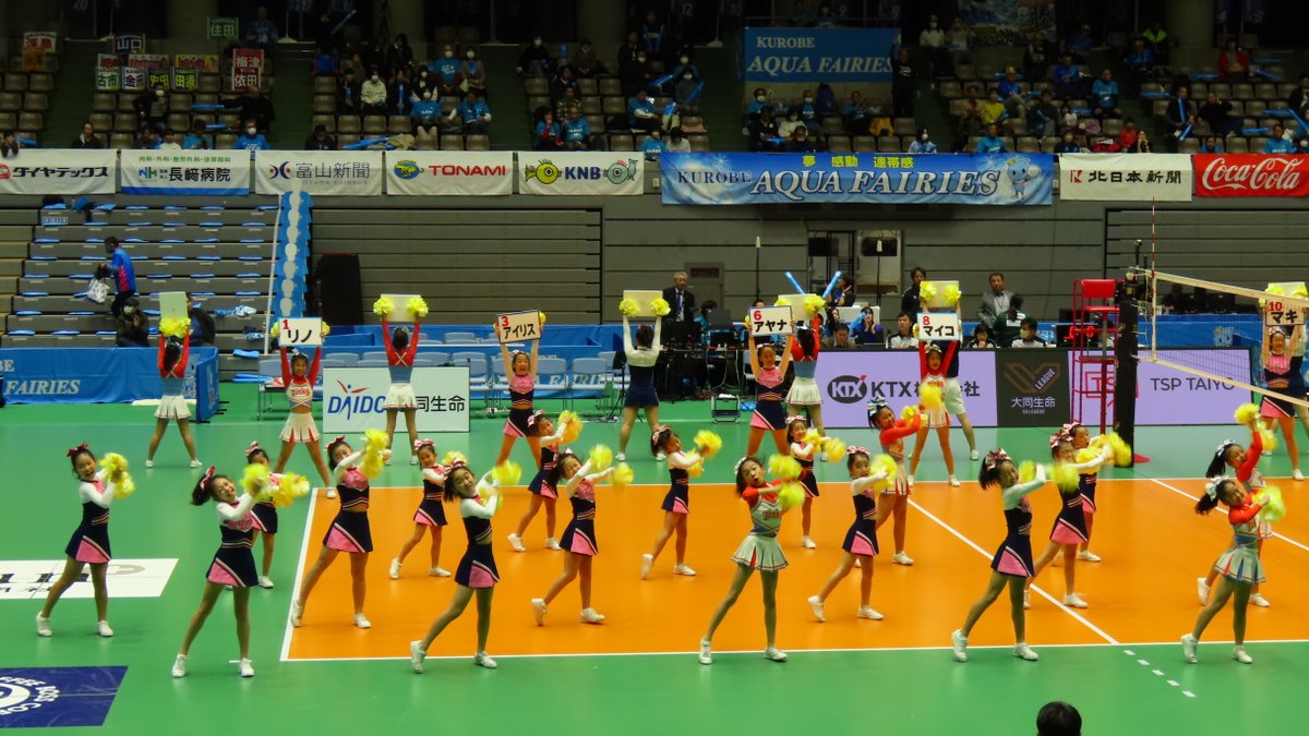 Scorer61529543's tweet image. Puppys。
久しぶりのパフォーマンス。
（2024.11.23　氷見市ふれあいスポーツセンター）
#Puppys
#KUROBEアクアフェアリーズ富山