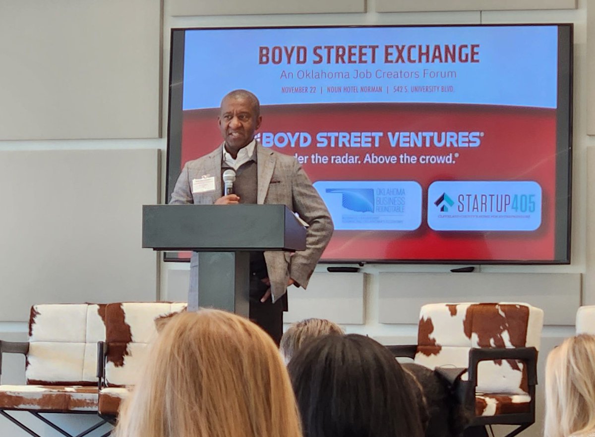 BSV Founder &amp; General Partner James Spann is shown below giving introductory remarks at BSV’s Oklahoma Entrepreneurial Technology Symposium at Norman’s NOUN Hotel on Friday. The event focused on the evolving venture capital and commercialization ecosystem in Oklahoma.