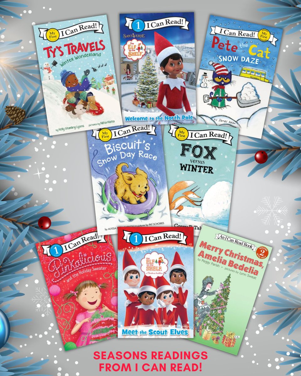 Holiday shopping is in full swing! Here's a collection of I Can Read! books to put under the tree this year! 🎄 tinyurl.com/38rhcv28