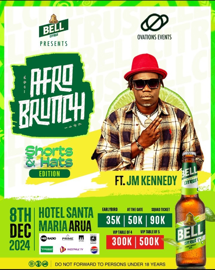 KirumiraMo177's tweet photo. HISTORY IN THE MAKING! JM Kennedy and Elijah Kitaka will be sharing the stage for the first time ever on 8th December at the #BellAfroBrunch! Don't miss out on this legendary performance! #EventOfTheYear #OvationsEvents https://t.co/DKPhzy3um9