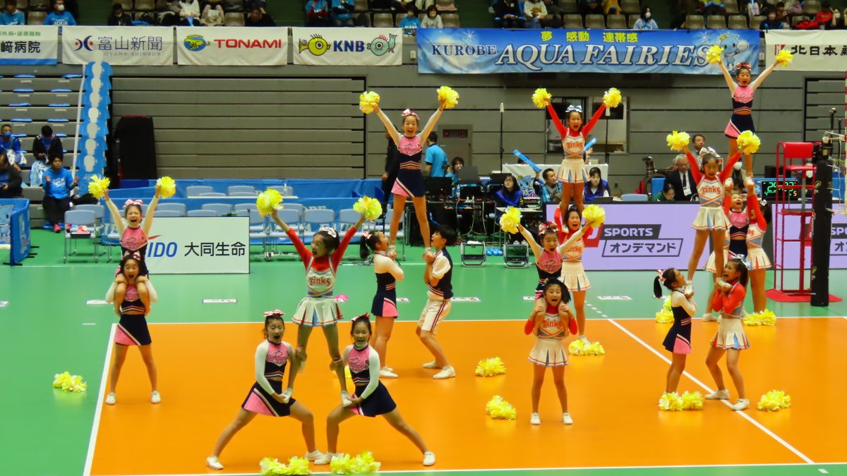 Scorer61529543's tweet image. Puppys。
久しぶりのパフォーマンス。
（2024.11.23　氷見市ふれあいスポーツセンター）
#Puppys
#KUROBEアクアフェアリーズ富山