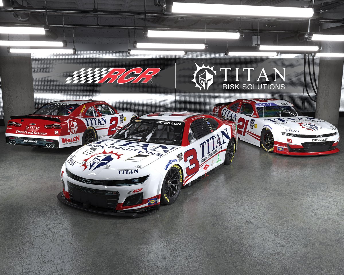 NEWS: Titan Risk Solutions (@titan_riskins1) continues it's multi-year, multi-car partnership with Richard Childress Racing in 2025 with sponsorship in both the NASCAR Cup Series and the NASCAR Xfinity Series.

Read more: bit.ly/Titan2025RCR