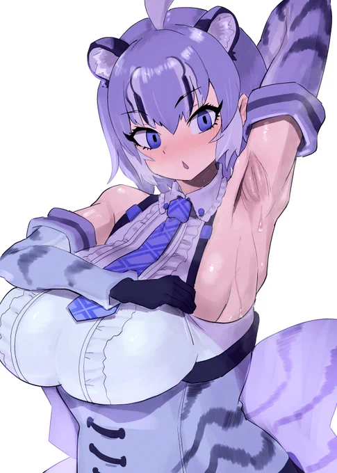 脇見せ乳見せホラアナライオン#odaibako_osasimilli  清書 