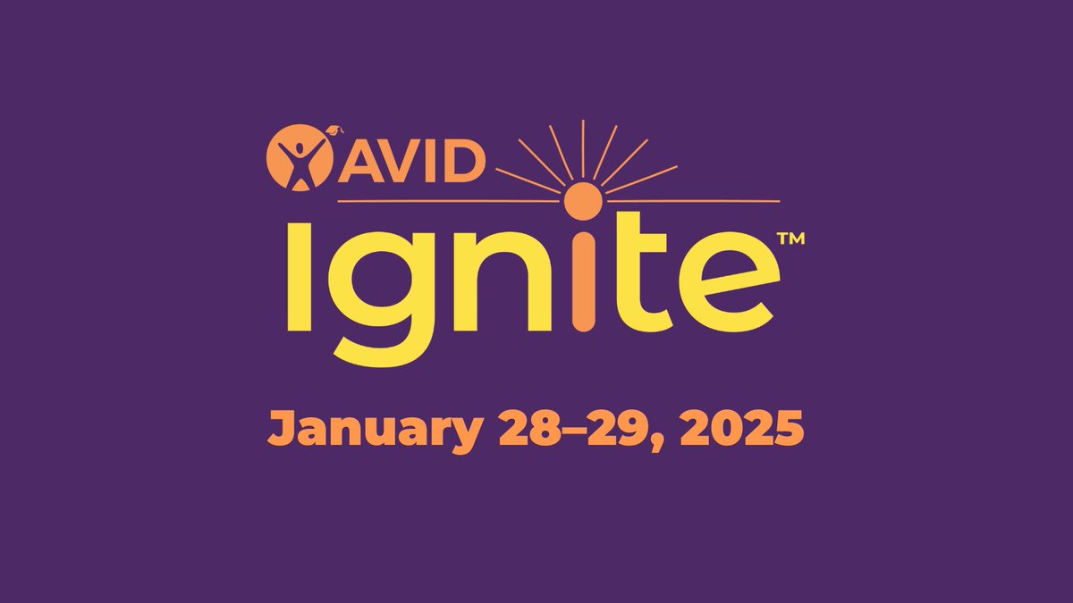 AVID4College's tweet photo. In our new 2-day format #AVIDIgnite format, you can explore the premier AVID strategies covered in our world class Summer Professional Learning from the comfort of your home or office! Learn more: https://t.co/ntFRRde0yM https://t.co/DUCTowRZ56