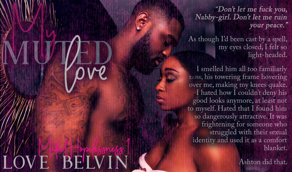 These two. 💥

Complete in ebook, paperback, &amp; audio 👉🏽 lovebelvin.com/projects/muted…

✍🏽 #PenningWithoutParameters ✍🏽
💜 #ImGonnaMakeYouLoveMe 💜

LoveBelvin.com