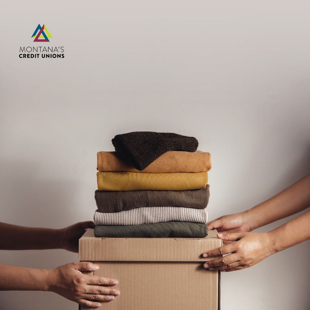 MontanaCUs's tweet photo. Donating goods over the holidays? Here's a rundown on the best places to donate, whether it's furniture, clothing, household goods, or electronics: https://t.co/jZtGHrXMd6. #HowtoDonate https://t.co/ZpuCAy7BxO