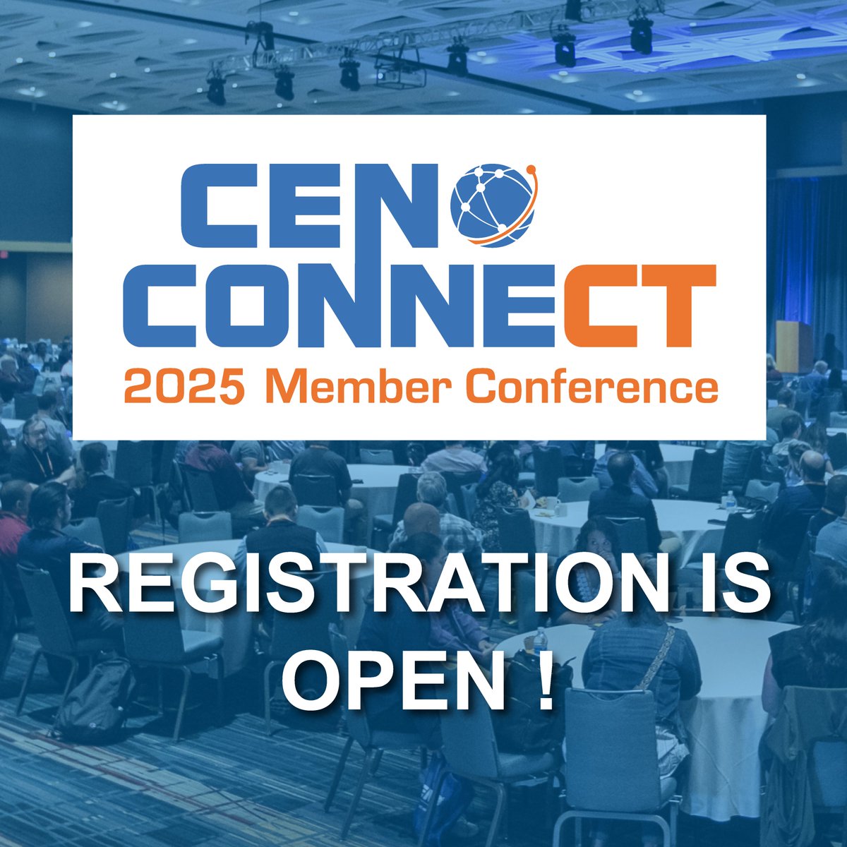 Registration is now open for the 2025 CEN Member Conference! Join us at the Connecticut Convention Center on May 7-8, 2025, to celebrate 25 years of CEN. Learn more &amp; register: cvent.me/em0Eg0