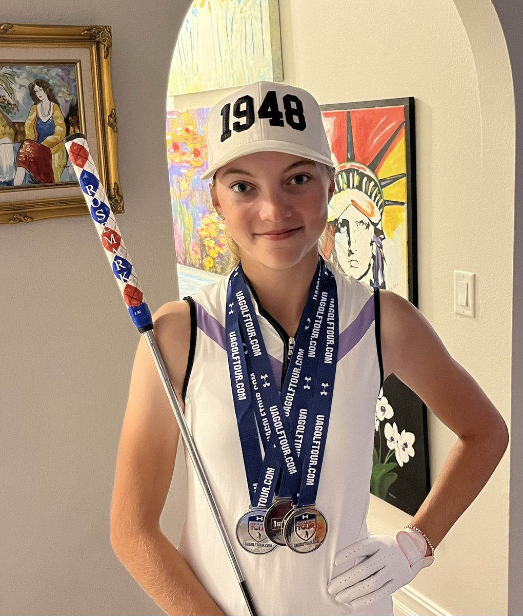 Winner X3🥇 🥇🥇 Bailey has won every single Under Armour tournament this season and is headed back to Winter Nationals in February! <a href="/SeeMorePutters/">SeeMore Putters</a> <a href="/rosemark_grips/">Rosemark Grips</a> <a href="/NailedGolf/">ShelleyW ❤️⛳️</a> <a href="/lohlasport/">LOHLASPORT</a> <a href="/innoutburger_/">ᶠᵃⁿ In-N-Out Burger</a> <a href="/IMGAcademy/">IMG Academy</a> <a href="/UnderArmour/">Under Armour</a>