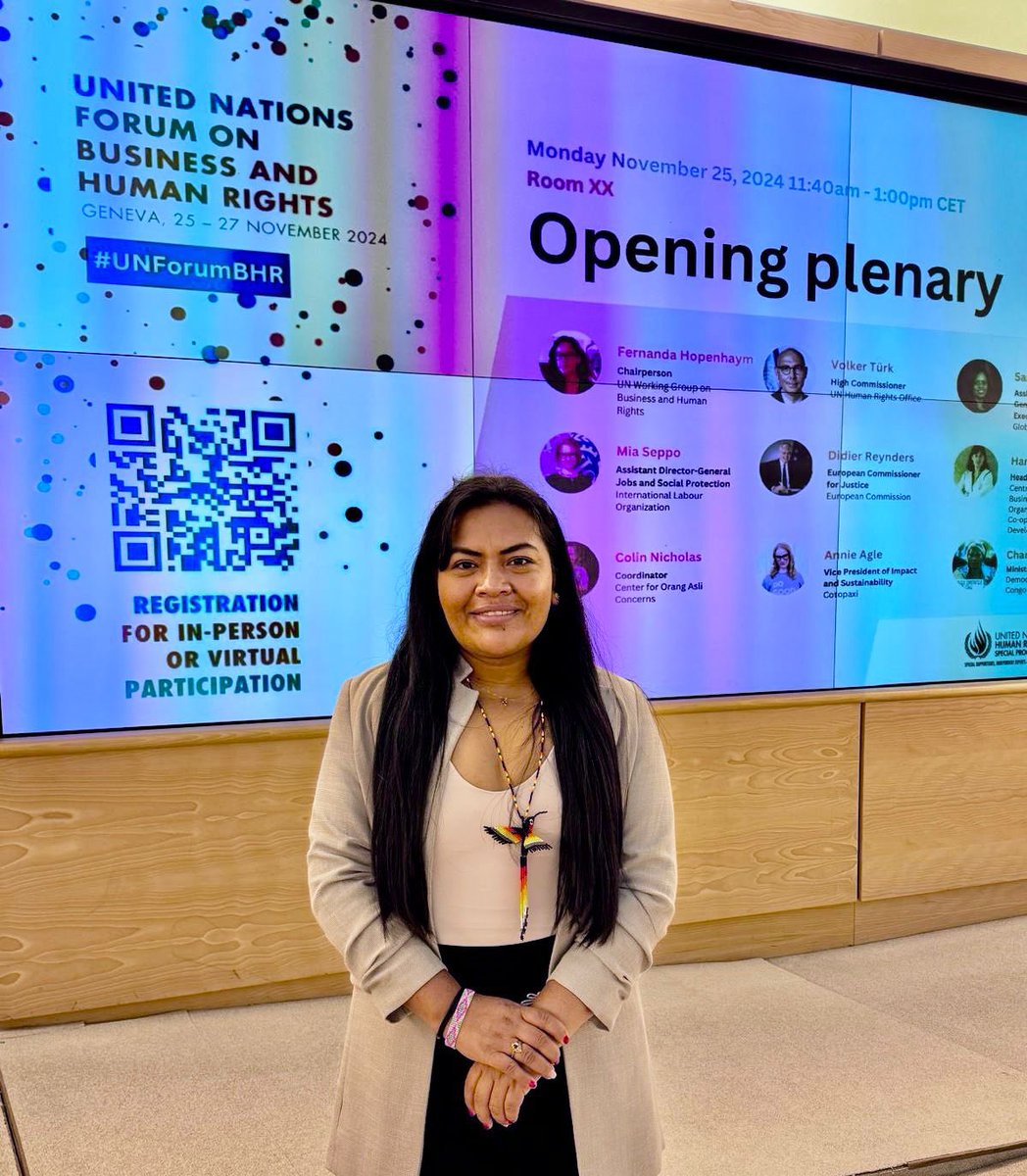 Incomindios's tweet image. Incomindios delegation attending the #UNForumBHR focusing on key trends and challenges in realising the „smart mix of measures“ to protect human rights in the context of business activities.