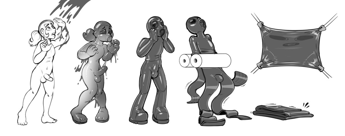 Redflare500's tweet image. Some rubber drone TF and flattening for myself~