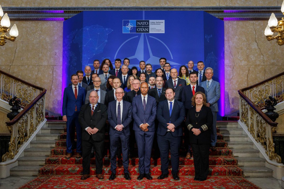 Joined by Allies at the <a href="/NATO/">NATO</a> Cyber Defence Conference in London, <a href="/patmcfaddenmp/">Pat McFadden</a> said we will "not be intimidated by Russia's aggressive and reckless cyber threat"

gov.uk/government/spe…

#NATO
🇬🇧 🇺🇦