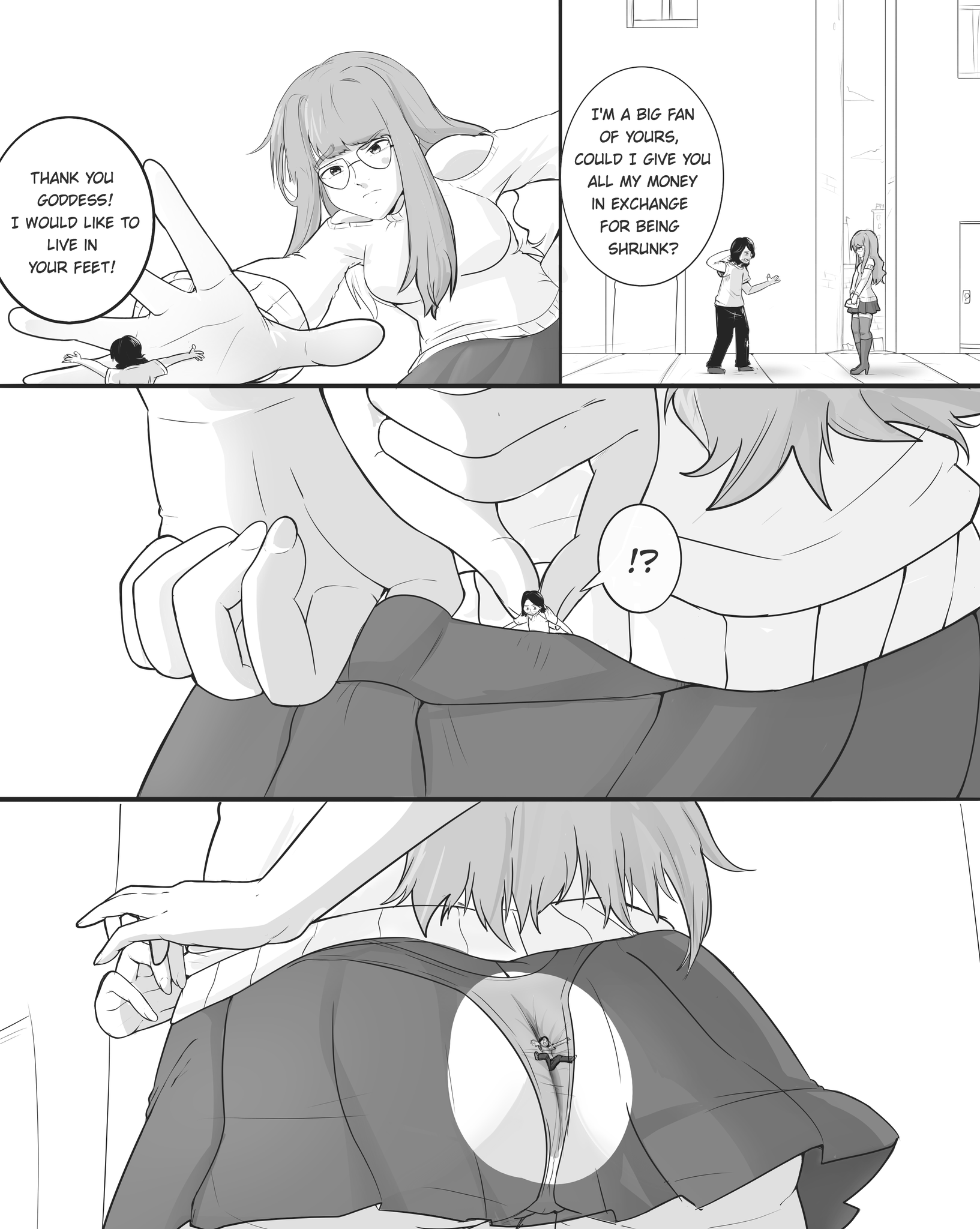 1 pic. I am your goddess, you are an ant, stop asking and demanding Only what I want is important, my whims, if you like it, I don't care, and if you don't like it, I don't care either Awesome Work by: @BigiGts #SizeTwitter #giantess #sizefetish https://t.co/3JnxOvnFOS