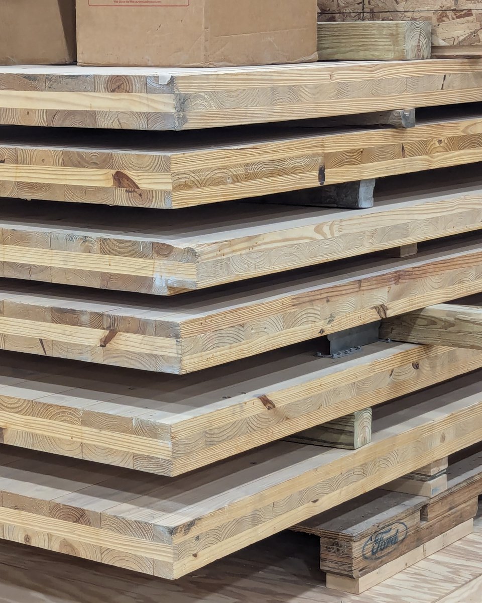 Mass timber is an engineered fusion of multi-layered wood for increased durability, thickness, &amp; longevity. Our apprentices are learning all about it.

Learn how to get involved at our next Training Center Tour: loom.ly/9IBTahU

#skilledtrades #unionskilledtrades
