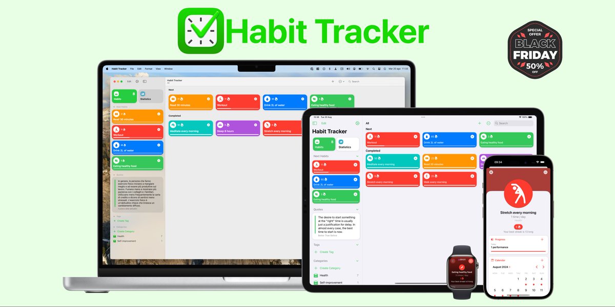 Habit Tracker tweet media