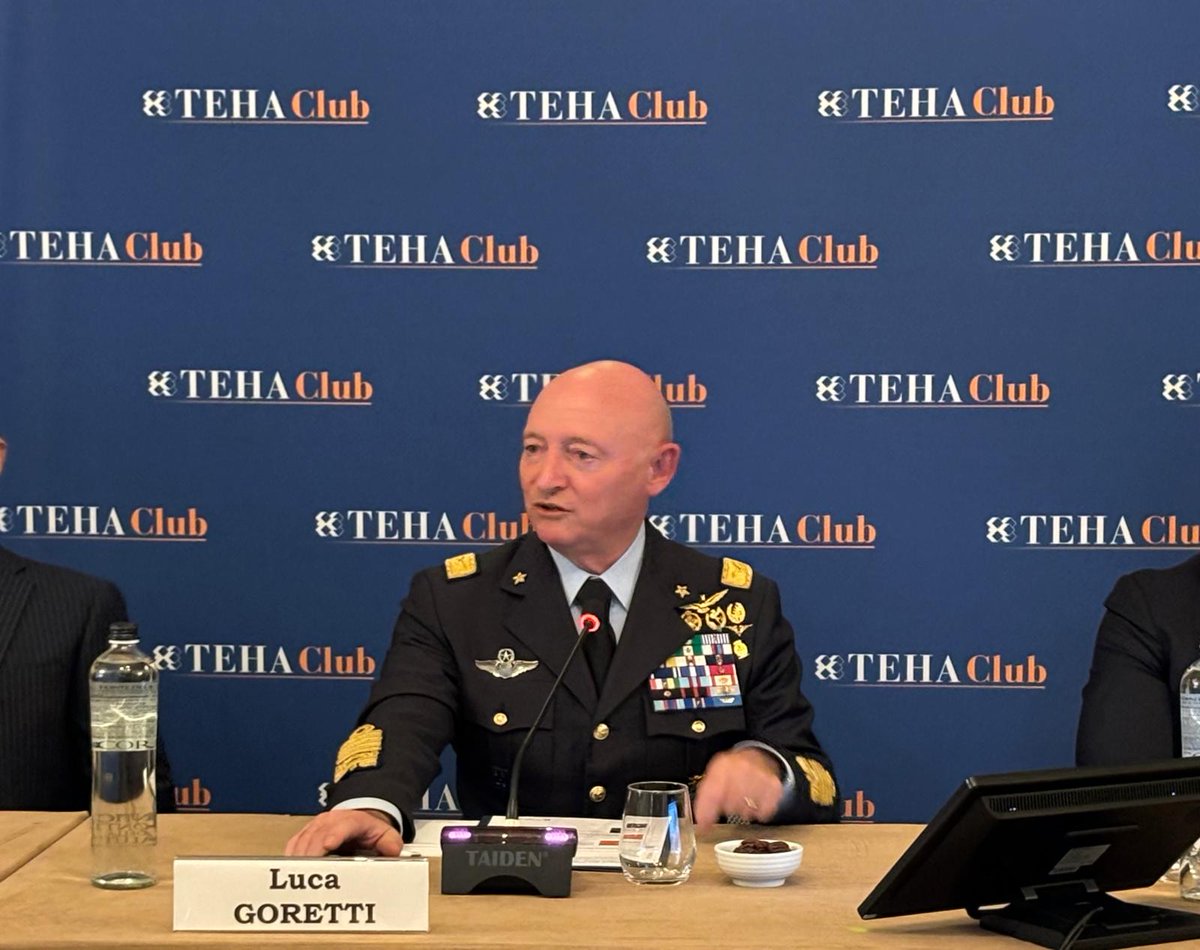 Ambrosetti_'s tweet photo. #TEHAClub 
“La tecnologia può essere un problema se non viene cavalcata: avere prontezza dei progressi tecnologici è un must per l’Aeronautica”
Gen. Luca Goretti @ItalianAirForce https://t.co/AQsxxfIPq9