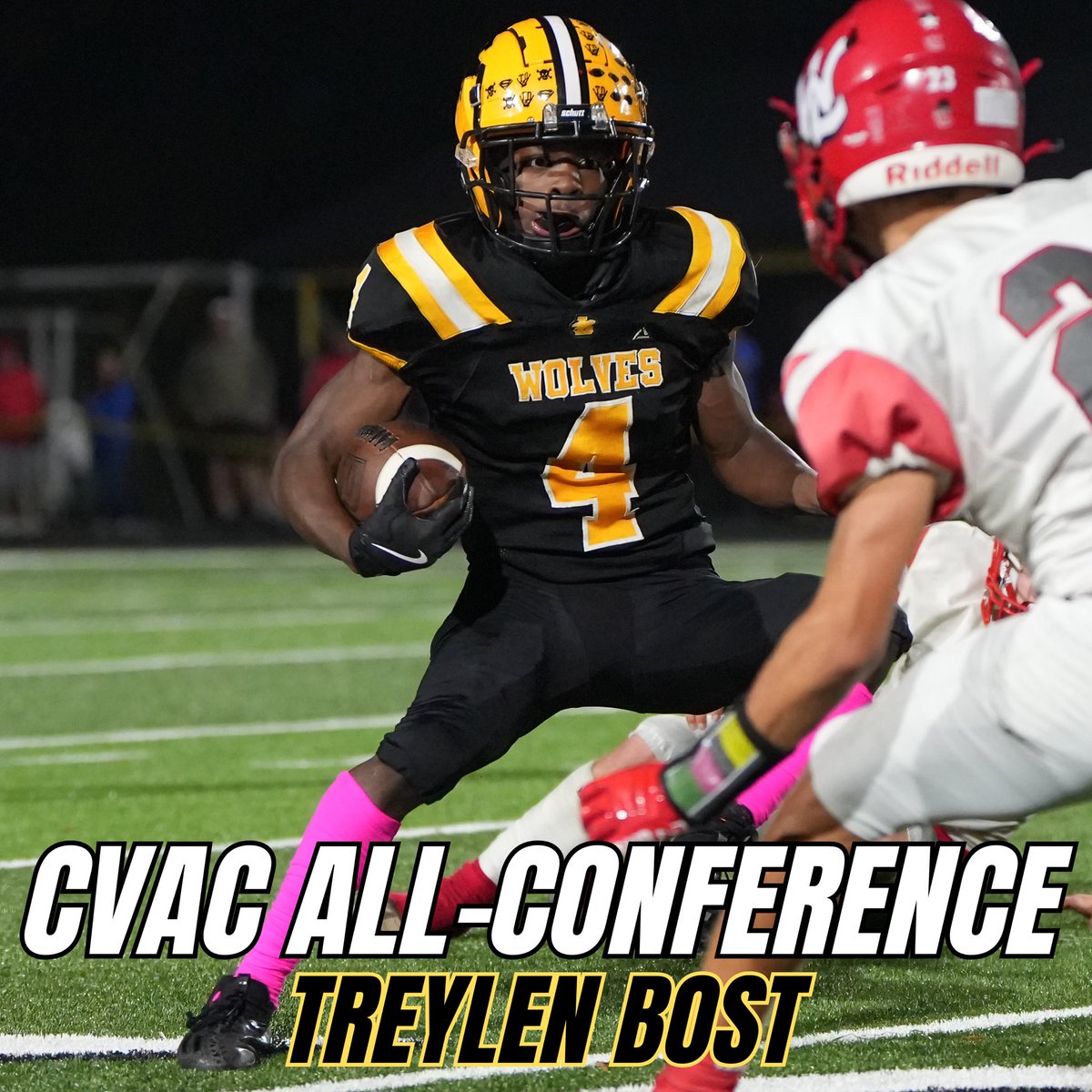 LincolntonFB's tweet image. CVAC ALL-CONFERENCE SELECTIONS 

⚫️Trashad Lineberger
🟡Jalaythan Mayfield
⚫️Treylen Bost
🟡Richard “RJ” Lynch
⚫️Dominic Sanchez
🟡Rashad Lynch
⚫️Karson Cloninger
🟡Khavijae Nixon
⚫️Devin Rinck
🟡Antonio Wilson (HM)
⚫️Jade Hunter (HM)

Congrats to our Athletes! 🐺

#WolfWay