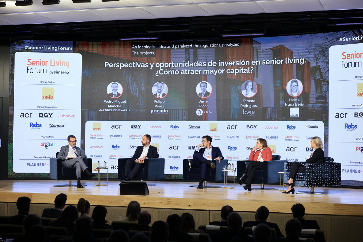 Last Thursday, Felipe Pérez Agustín, Head of Praemia REIM Spain, was a speaker at the #Senior Living Forum in Madrid, where he joined the Senior #Living session to discuss key #investment  trends shaping the future of the sector. 
👉 praemiareim.com
#PraemiaREIM