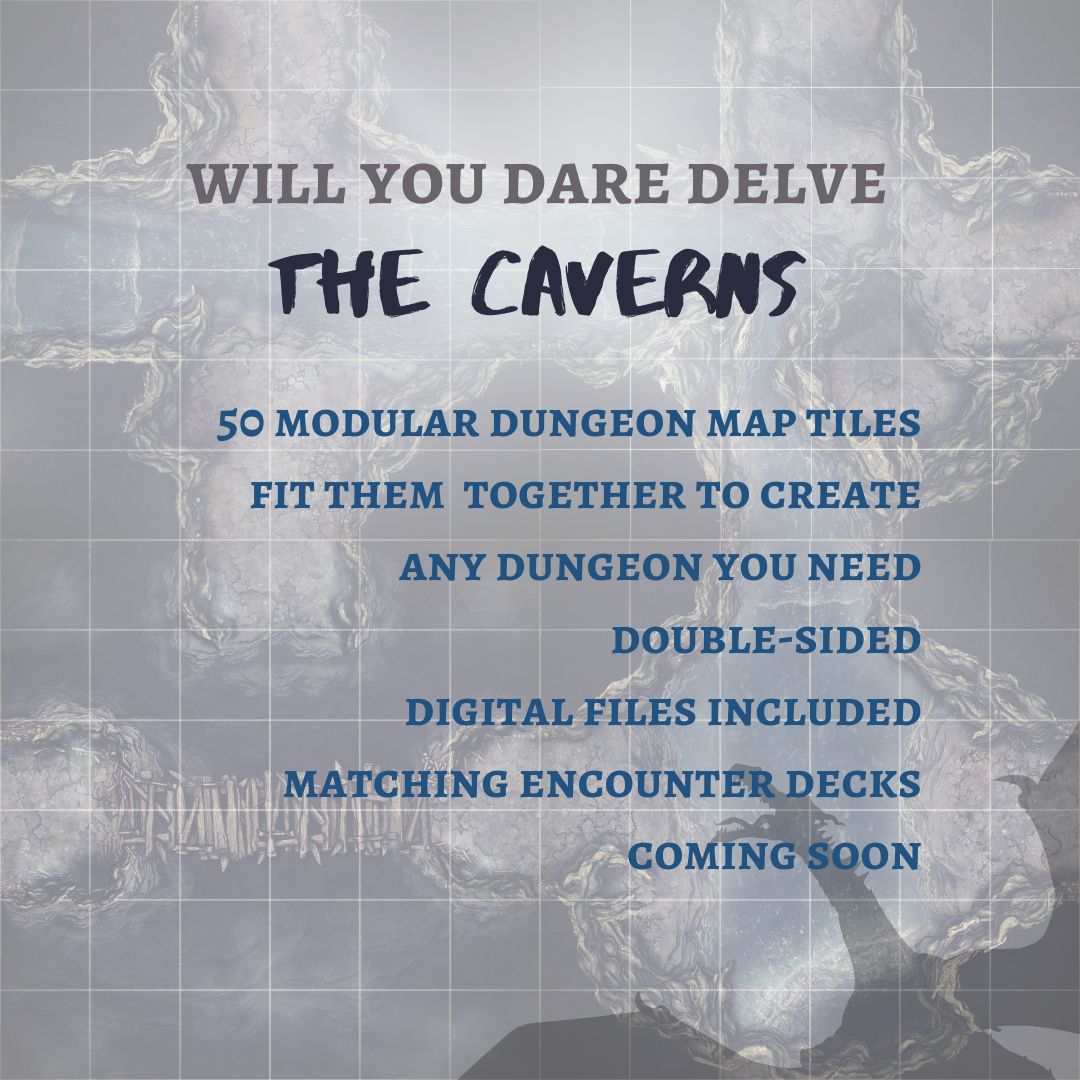 Will your players dare delve The Caverns?

Build any #ttrpg dungeon you need for your next session...

vengersdecks.com/collections/tt…

#dungeonmaster #gamemaster #dnd #dndmaps #rpgmaps #vengersdecks #vengersrealm